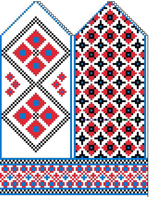 Ukrainian Diamond Mittens